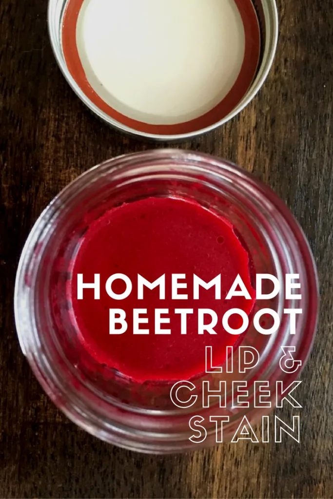 Make your own DIY Lip & Cheek Stain out of beets! Recipe from The Zero Waste Memoirs.