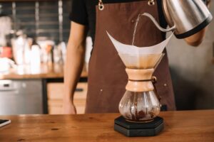 Pour over coffee is a good zero waste method