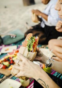 Zero waste picnic food