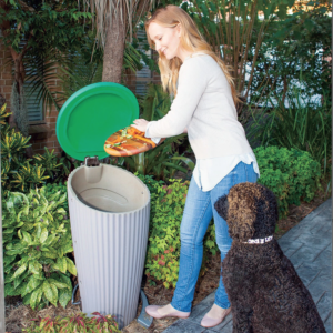 composting dog poop at home