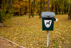 Zero waste dog poop disposal