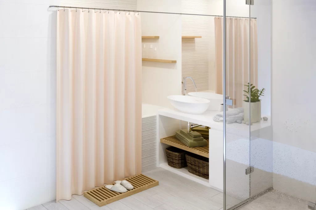 Zero Waste Shower Curtain Options For A, Organic Cotton Shower Curtain Uk