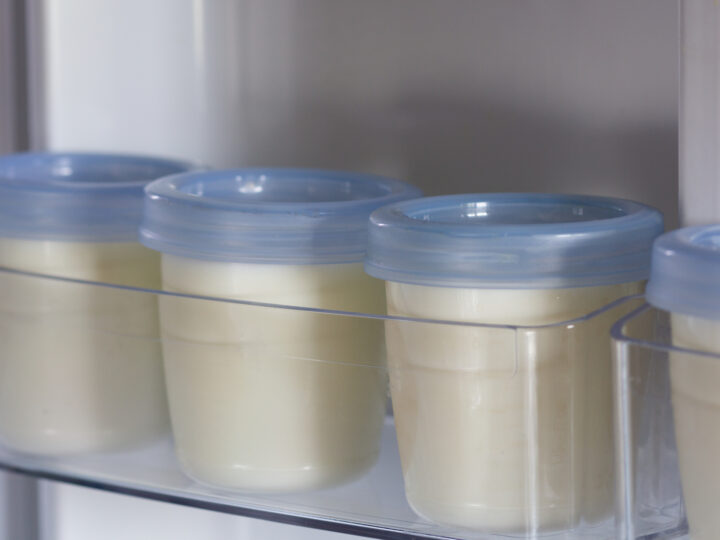 Zero waste breast milk storage
