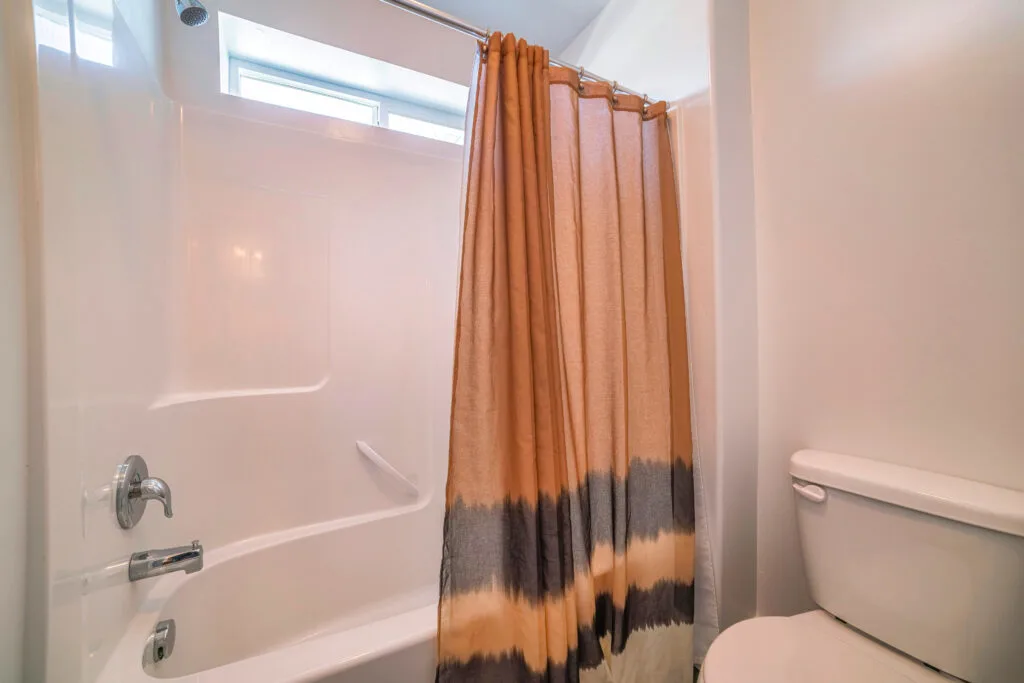Zero Waste Shower Curtain Options For A, Homemade Shower Curtain Weights