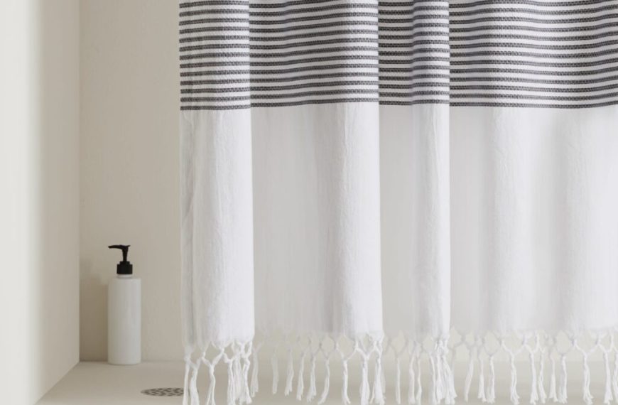 Zero Waste Shower Curtain